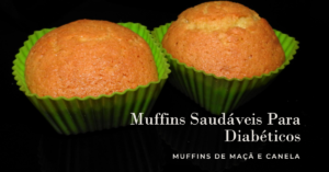 Muffins de Maçã e Canela para Diabéticos. Os Muffins de Maçã e Canela para Diabéticos são uma delícia saudável e fácil de fazer. A farinha integral, a maçã ralada e a canela formam a base dessa receita, enquanto o adoçante culinário substitui o açúcar comum. A massa é distribuída em forminhas de muffin e assada até ficar dourada e um palito inserido sair limpo. Estes muffins são a opção perfeita para um café da manhã ou lanche da tarde saudável para diabéticos, proporcionando uma alternativa doce, mas com baixo índice glicêmico.