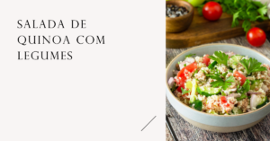 Salada de Quinoa com Legumes para Diabéticos. A Salada de Quinoa com Legumes para Diabéticos é uma receita leve e saborosa. A quinoa é cozida até ficar macia, enquanto a abobrinha, a cenoura e o pimentão são refogados até atingir a textura ideal. Os legumes são então misturados à quinoa, criando um prato repleto de cores e sabores. Esta salada pode ser servida quente ou fria, tornando-se uma opção versátil para almoços ou jantares. Para pessoas com diabetes, este prato proporciona uma refeição balanceada e rica em proteínas e fibras, auxiliando no controle eficaz da glicemia.