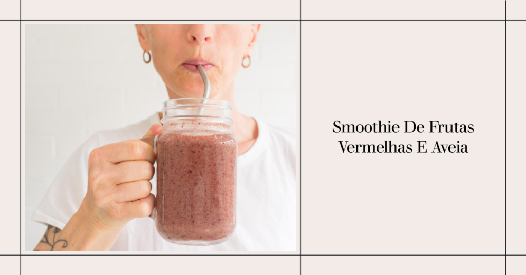 Smoothie de Frutas Vermelhas e Aveia para Diabéticos. Este Smoothie de Frutas Vermelhas e Aveia é uma forma deliciosa e nutritiva de começar o dia. É baixo em açúcar e rico em fibras, tornando-o ideal para diabéticos. A aveia e as sementes de chia adicionam uma camada extra de nutrição, enquanto o leite de amêndoas dá um toque suave e cremoso.