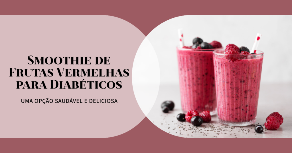 Smoothie de Frutas Vermelhas para Diabéticos. O Smoothie de Frutas Vermelhas para Diabéticos é uma opção deliciosa e nutritiva para quem procura uma bebida refrescante. As frutas vermelhas fornecem antioxidantes e a chia adiciona uma dose de fibra, tornando esta receita não só gostosa mas também benéfica para a saúde.